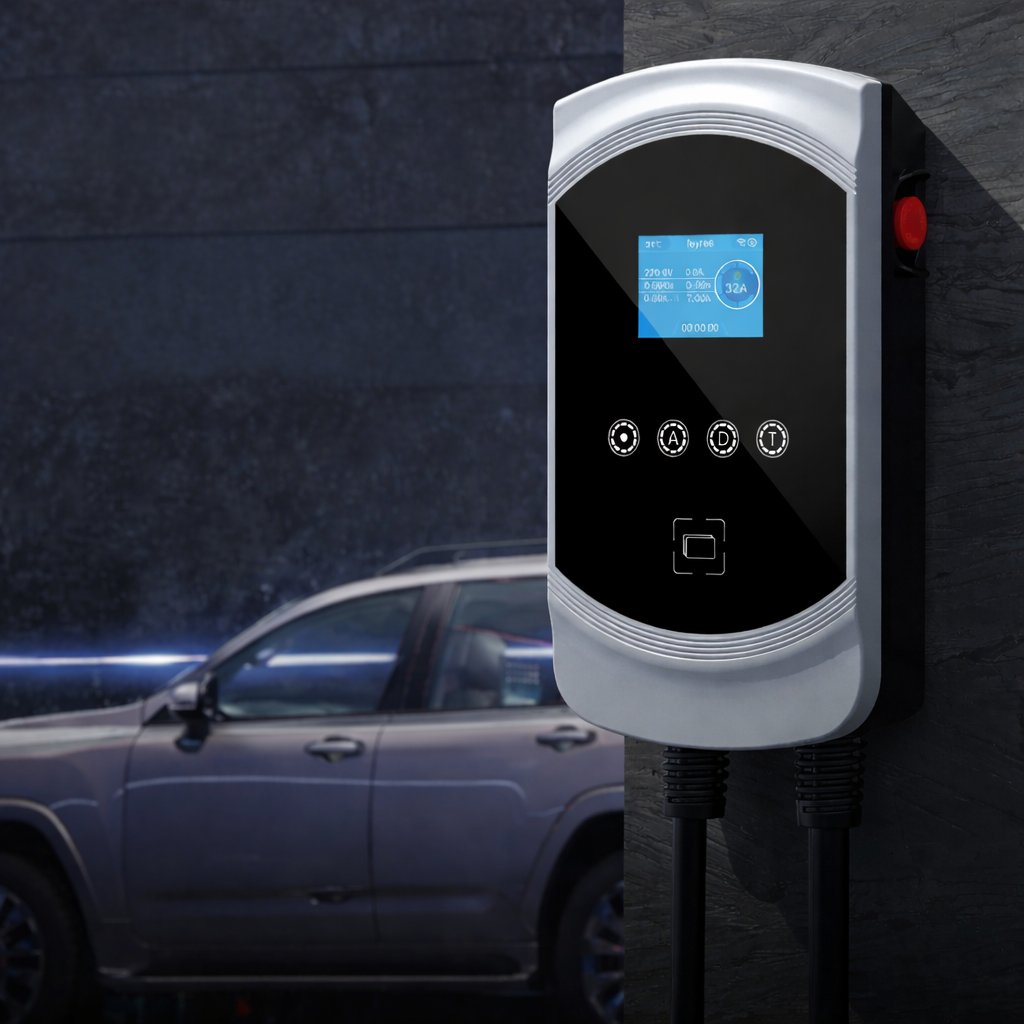 Borne recharge Type 2 mono/triphasé IP65 7,4–22 kW