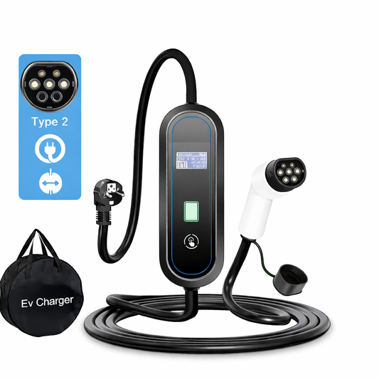 Chargeur portable Type 2 16A prise 230V IP55 3,5 kW