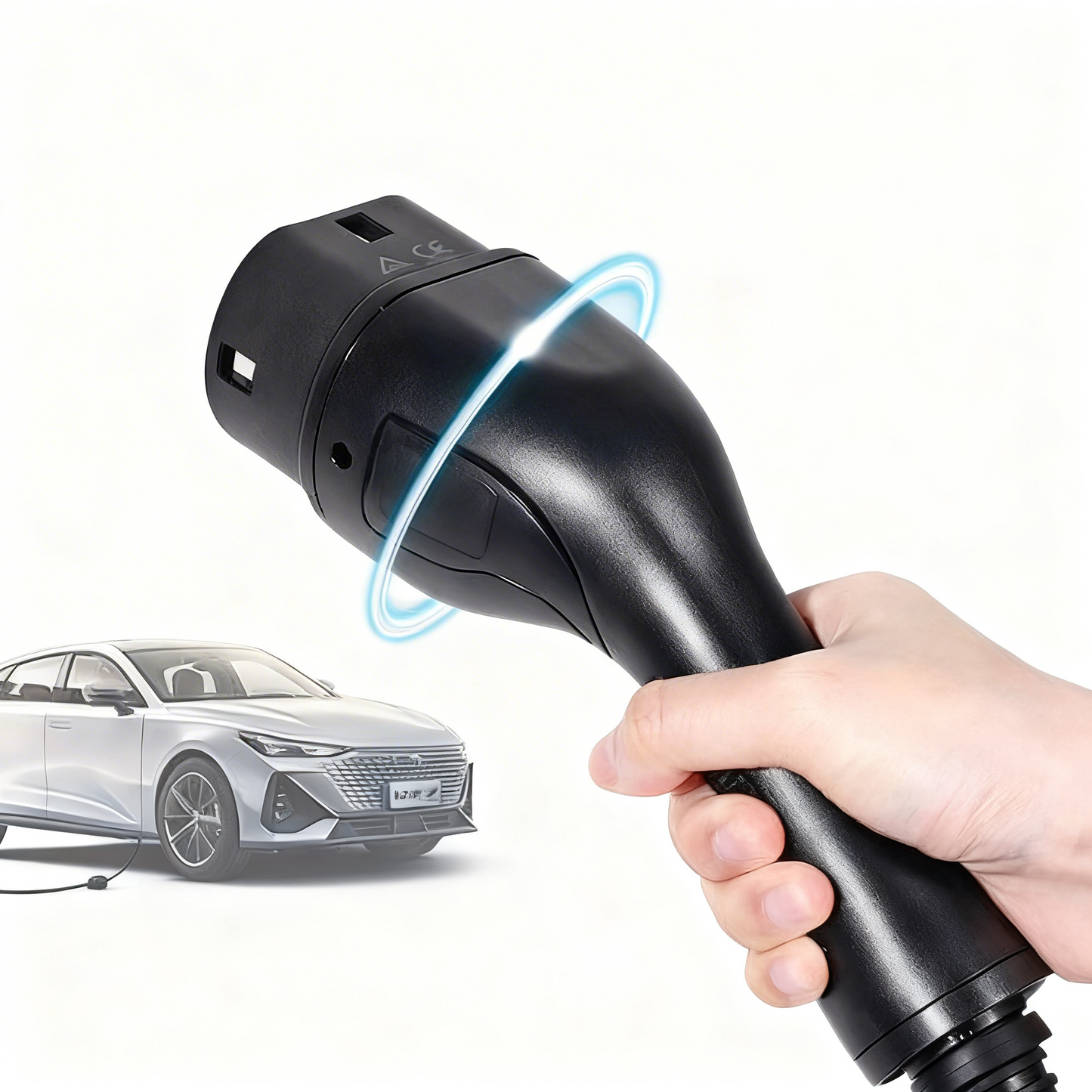 Câble recharge Type 2 monophasé/triphasé IP55 7,4–22 kW